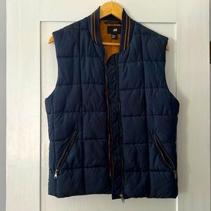 H&M Men’s Puffer Vest in Navy
